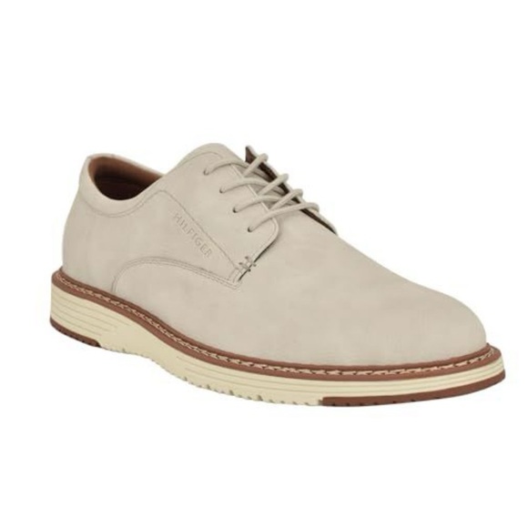 Tommy Hilfiger Hiday 11 in Light Gray Hybrid Oxford Shoes with Suede Upper - Picture 1 of 11